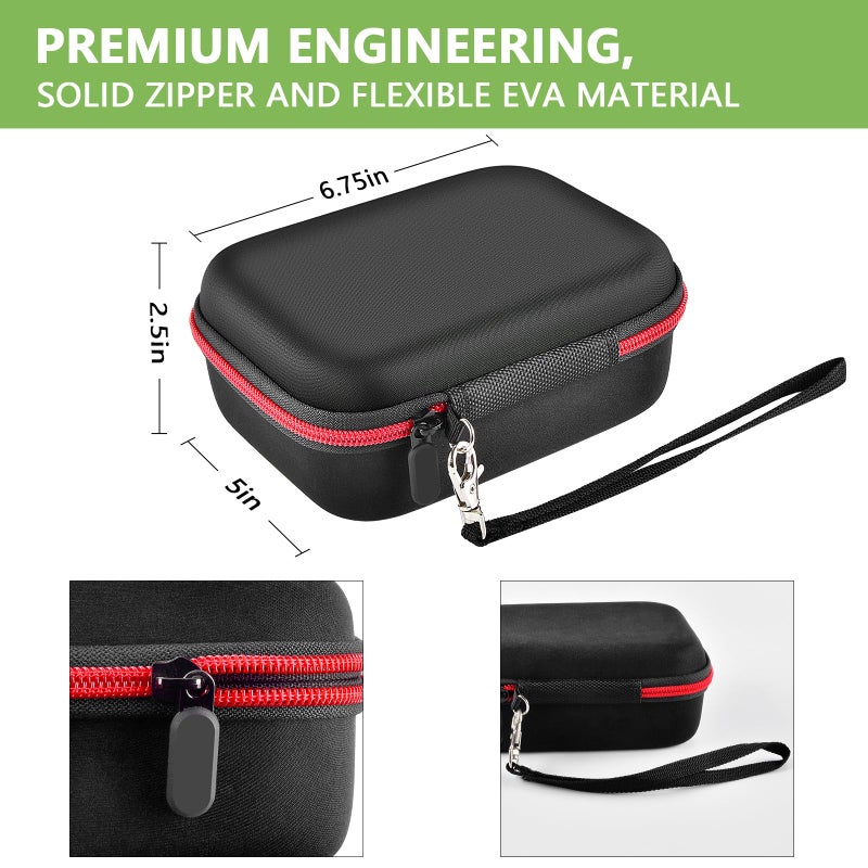 ALKOO Case for Wahl Professional Peanut Classic Clipper/Trimmer #8685, 8655-200, 8081, 8035 and Attachment Clippers Comb Blade Accessories- Black - Image 3